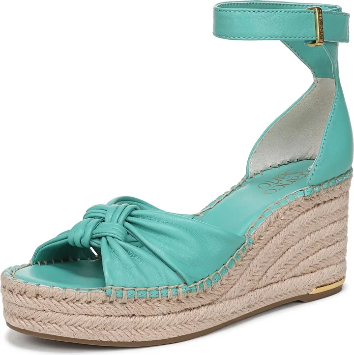 Aquamarine Blue Leather