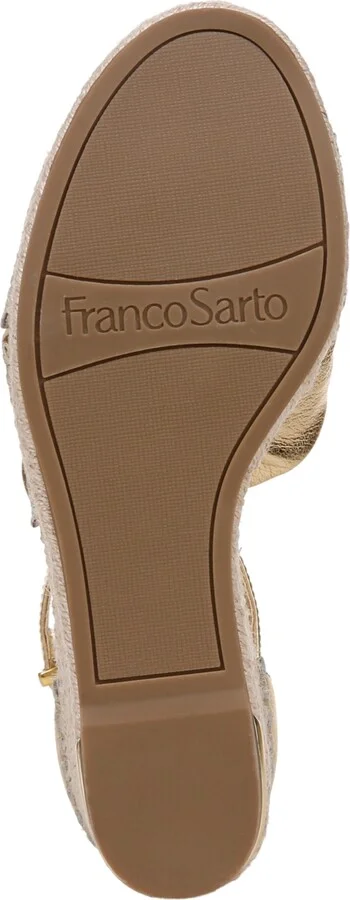Franco Sarto Women's Clementine Open Toe Espadrille Wedge Sandals - Image 5