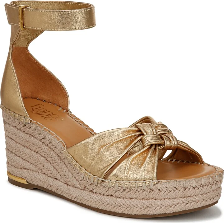 Franco Sarto Women's Clementine Open Toe Espadrille Wedge Sandals