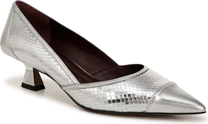 Silver Snake Faux Leather