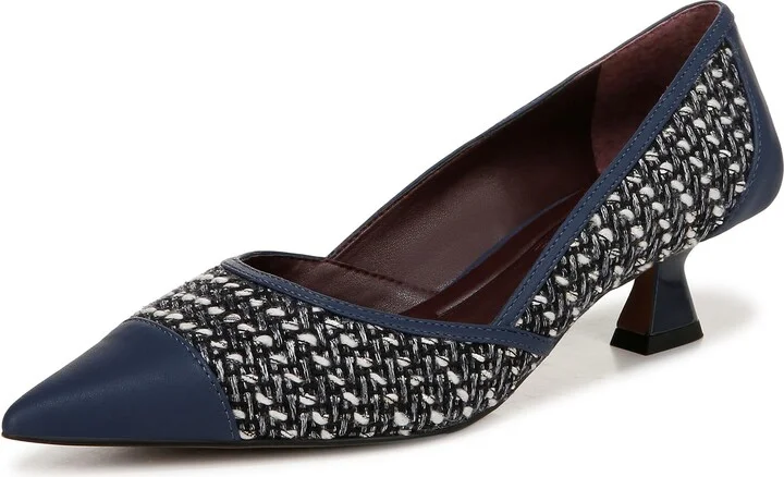 Navy Blue Multi Woven