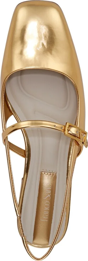 Franco Sarto Women's Destin Square Toe Mary Jane Slingback Flats - Image 8