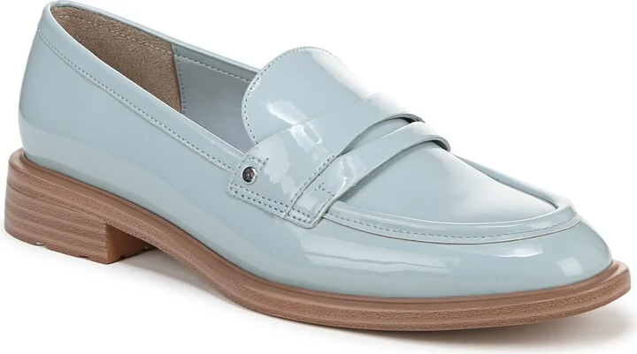 Soft Blue Faux Patent