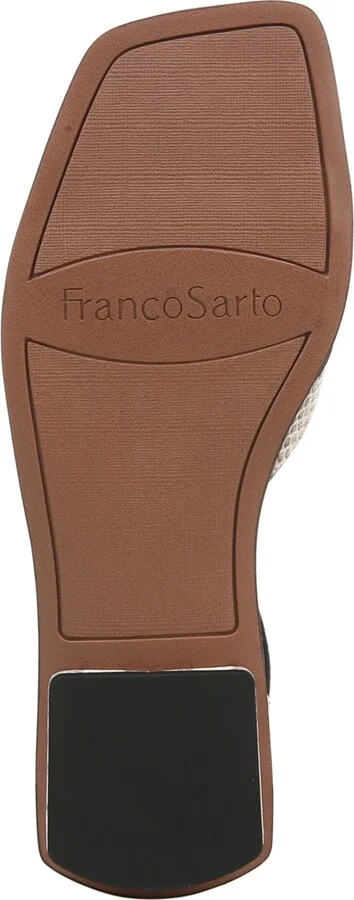 Franco Sarto Women's Elisa Open Square Toe Ankle Strap Flat Sandals - Image 10