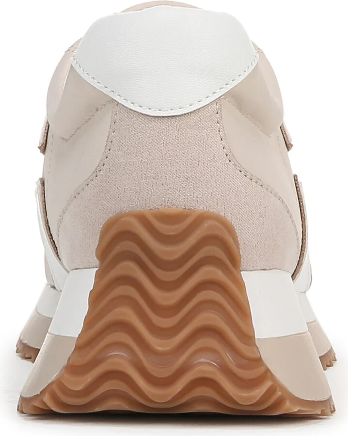 Franco Sarto Women's Erica Lace Up Platform Sneakers - Multi White Leather/Faux Leaher/Fabric - Image 7