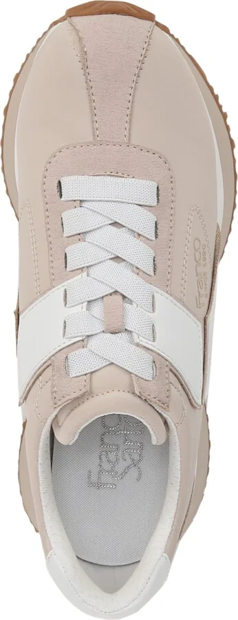 Franco Sarto Women's Erica Lace Up Platform Sneakers - Multi White Leather/Faux Leaher/Fabric - Image 8