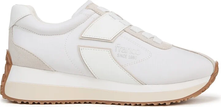 Franco Sarto Women's Erica Lace Up Platform Sneakers - Multi White Leather/Faux Leaher/Fabric - Image 10