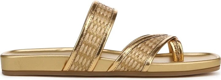 Franco Sarto Women's Estella Open Square Toe Slide Flat Sandals - Image 10
