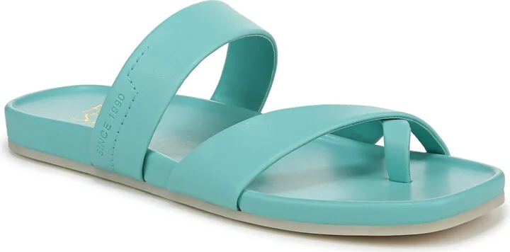 Aqua Blue Faux Leather