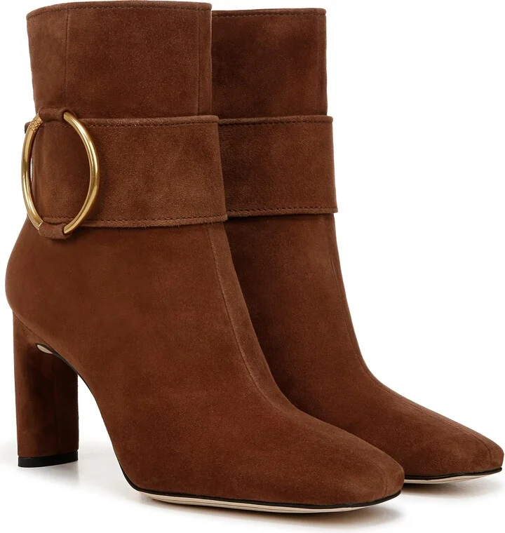 Wooden Brown Suede