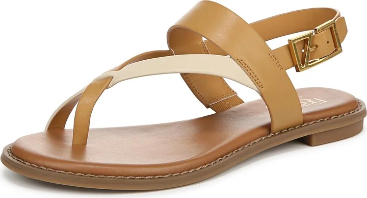 Franco Sarto Womens Gabby Sandal Tan Multi 9.5 M