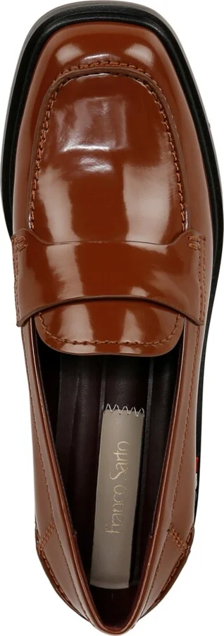 Franco Sarto Women's Gabriella Block Heel Loafers - Grey Snake/Black Faux Leather - Image 8