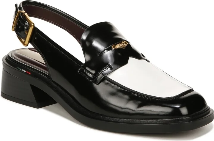 Black,white Faux Leather