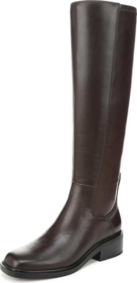 Franco Sarto Women's Gisella Mid Calf Boot Castagno Brown Leather 11 M