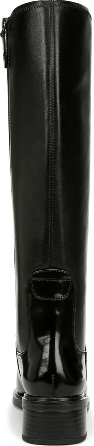 Franco Sarto Women's Giselle Square Toe Knee High Boots - Black Patent Leather/Faux Leather - Image 3