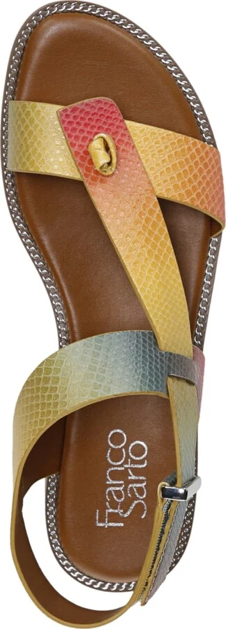 Franco Sarto Women's Glenni Hidden Adjustable Strap Flat Sandals - Image 8