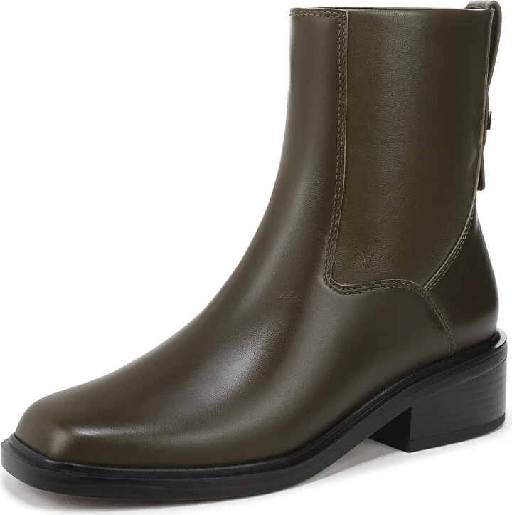 Deep Olive Green Leather
