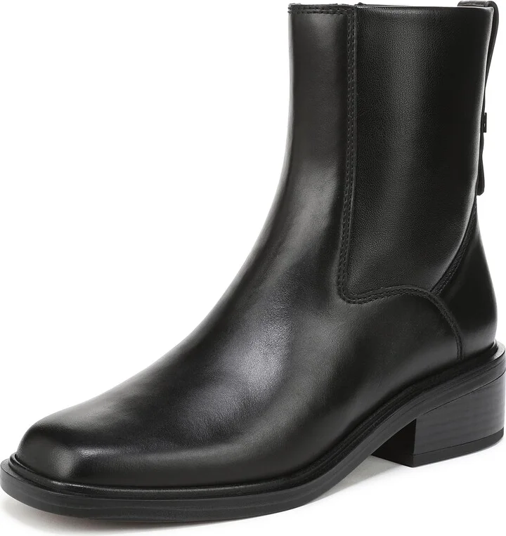 Franco Sarto Women's Gracely Ankle Boot Black Leather 9.5 M