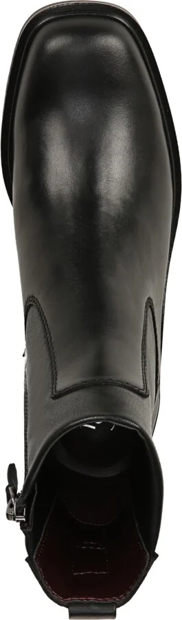 Franco Sarto Women's Gracelyn Square Toe Booties - Black Leather/Faux Leather - Image 5