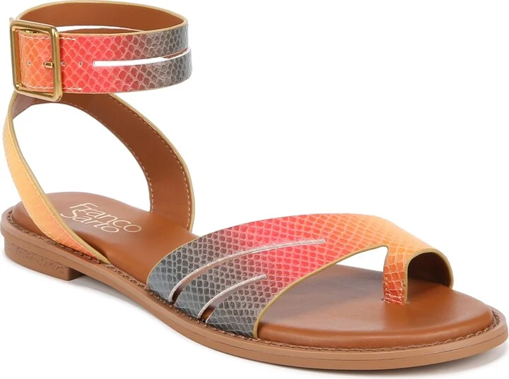 Rainbow Snake Print Faux Leather