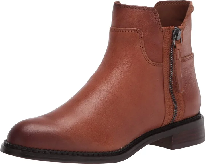 Franco Sarto Womens Halford Ankle Boot Cognac 7.5 M