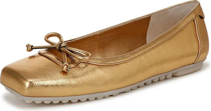 Franco Sarto Womens Imara Ballet Flat Ocra Gold Yellow 5 M