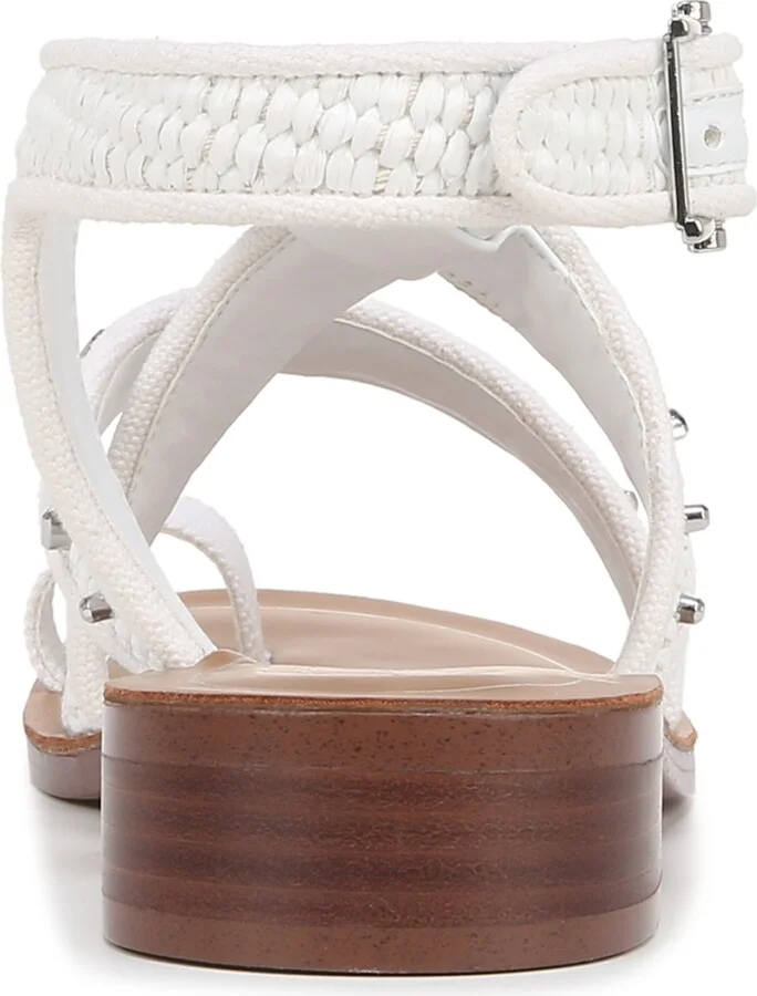 Franco Sarto Women's Ina 2 Toe Loop Ankle Strap Stacked Heel Sandals - Image 3