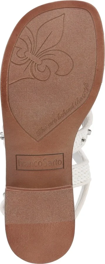 Franco Sarto Women's Ina 2 Toe Loop Ankle Strap Stacked Heel Sandals - Image 5