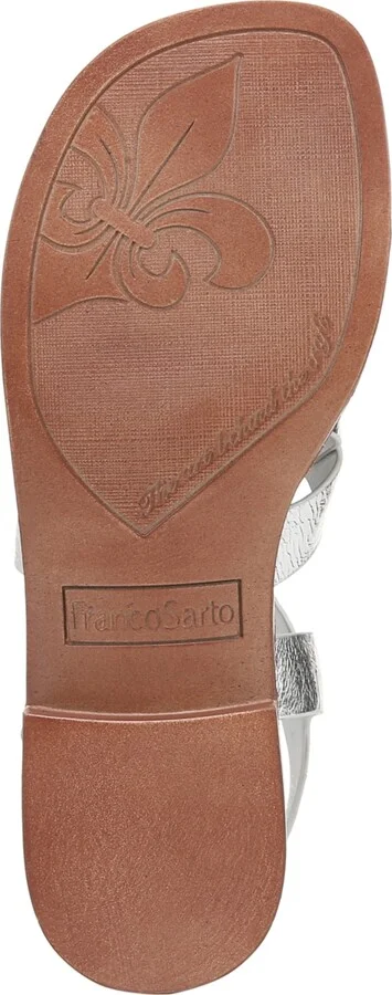 Franco Sarto Women's Ina Toe Loop Ankle Strap Stacked Heel Sandals - Image 5