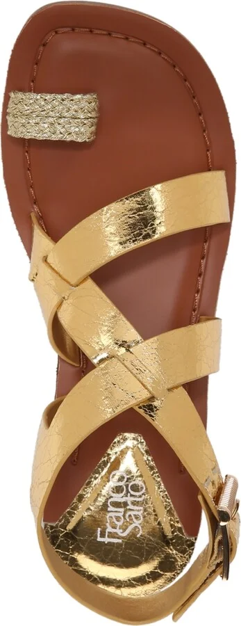 Franco Sarto Women's Ina Toe Loop Ankle Strap Stacked Heel Sandals - Image 8