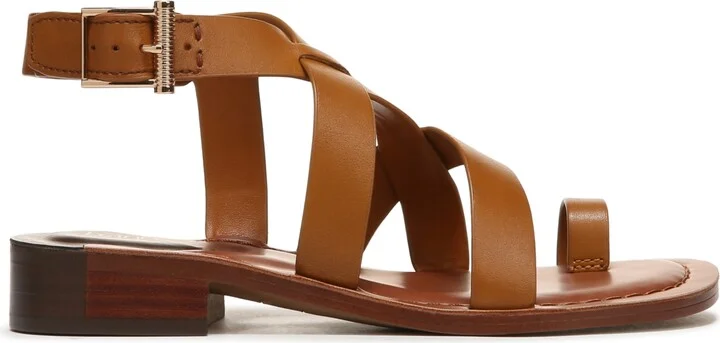 Franco Sarto Women's Ina Toe Loop Ankle Strap Stacked Heel Sandals - Image 10