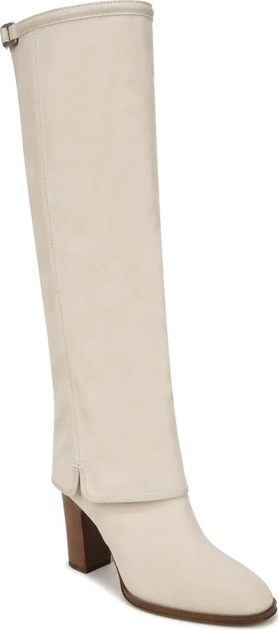 Ecru White Suede