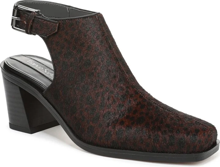 Brown Speckled Print Calf Hair