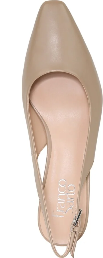 Franco Sarto Women's Jacer Snip Toe Block Heel Slingback Pumps - Image 4
