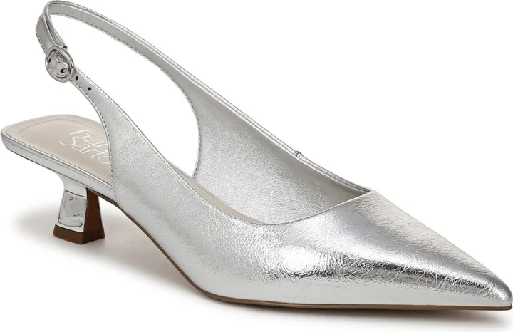 Silver Faux Leather