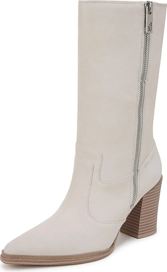 Franco Sarto Womens Jaxon Mid Calf Boot Sea Salt Grey 5 M