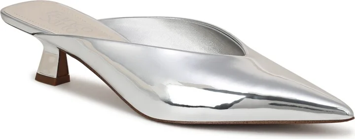 Silver Faux Leather