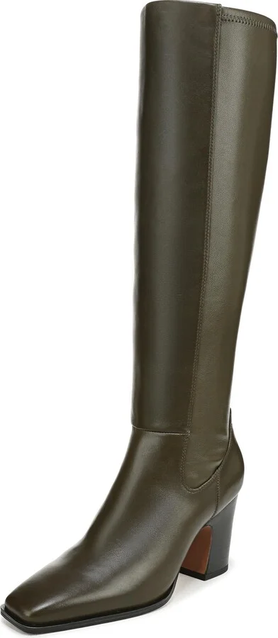 Deep Olive Green Leather