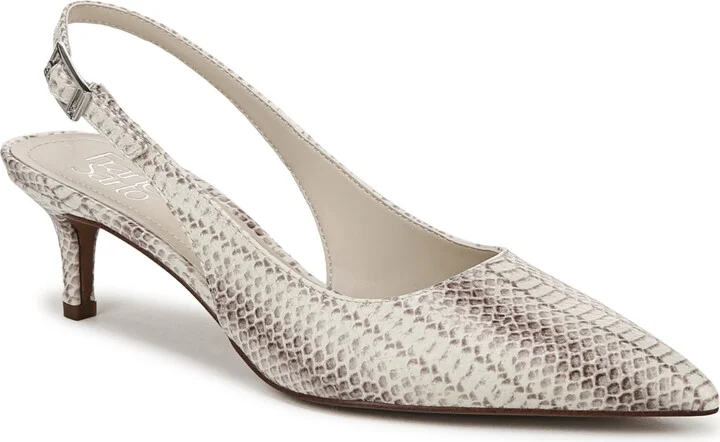 Grey Snake Print Faux Leather
