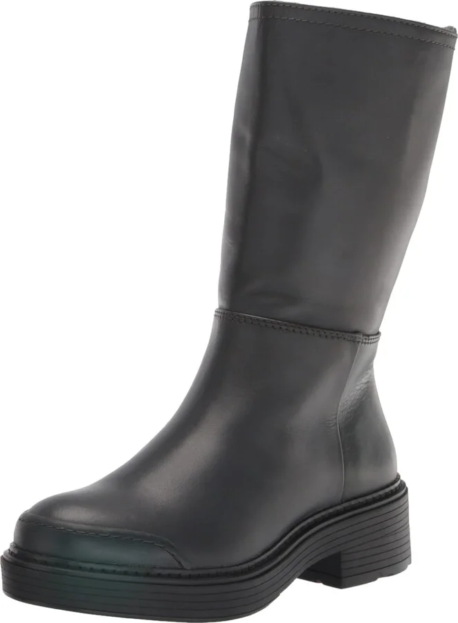 Franco Sarto Womens Kelsi Mid Calf Boot English Green 6.5 M