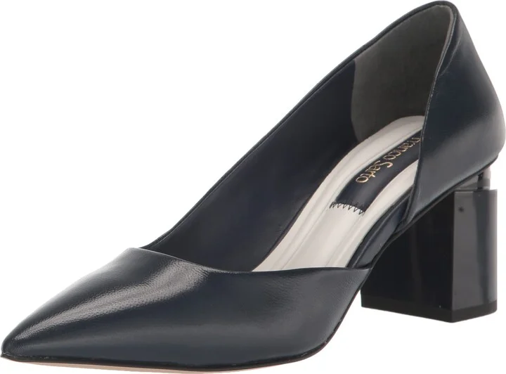 Navy Leather