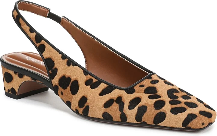 Tan Leopard Print Calf Hair