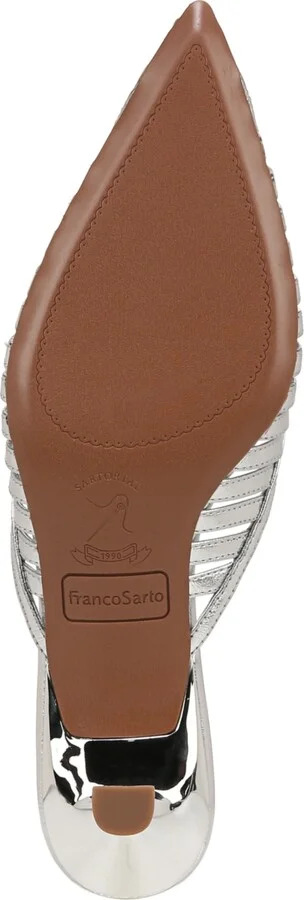 Franco Sarto Women's Marlina Fisherman Pointed Toe Kitten Heel Mules - Image 5