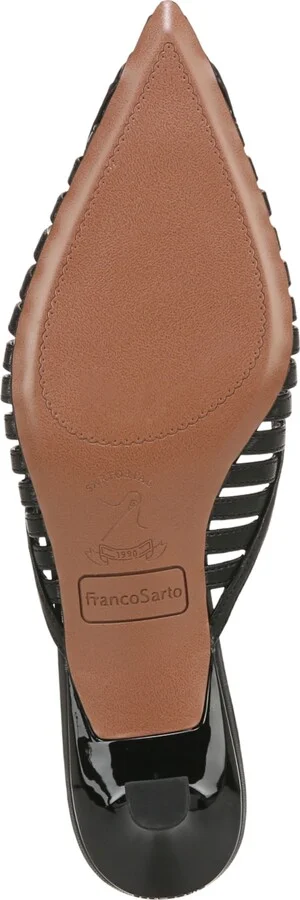 Franco Sarto Women's Marlina Fisherman Pointed Toe Kitten Heel Mules - Image 9