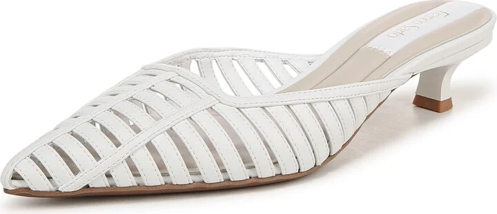 Franco Sarto Womens Marlina Mule Bright White 7.5 M