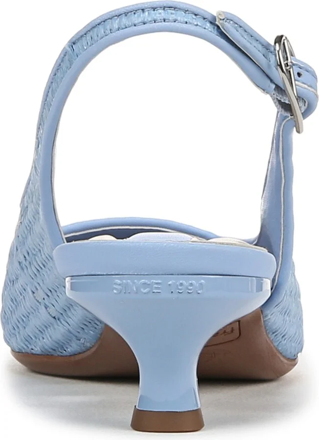 Franco Sarto Women's Marlow 3 Pointed Toe Slingback Kitten Heel Pumps - Image 3