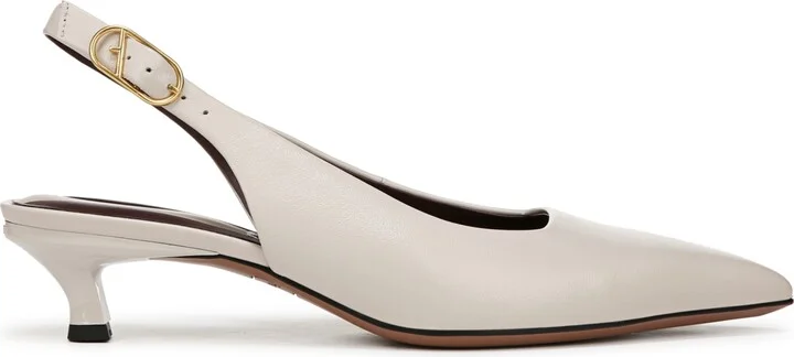Franco Sarto Women's Marlow Pointed Toe Slingback Kitten Heel Pumps - Image 6