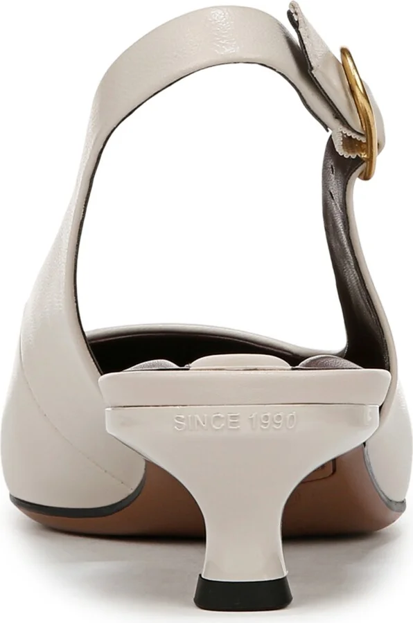 Franco Sarto Women's Marlow Pointed Toe Slingback Kitten Heel Pumps - Image 7