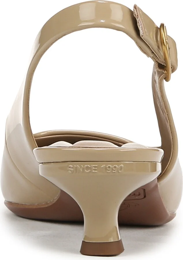 Franco Sarto Women's Marlow Pointed Toe Slingback Kitten Heel Pumps - Image 11