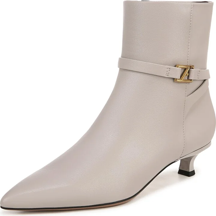 Franco Sarto Womens Marnie Grey Leather 7 M